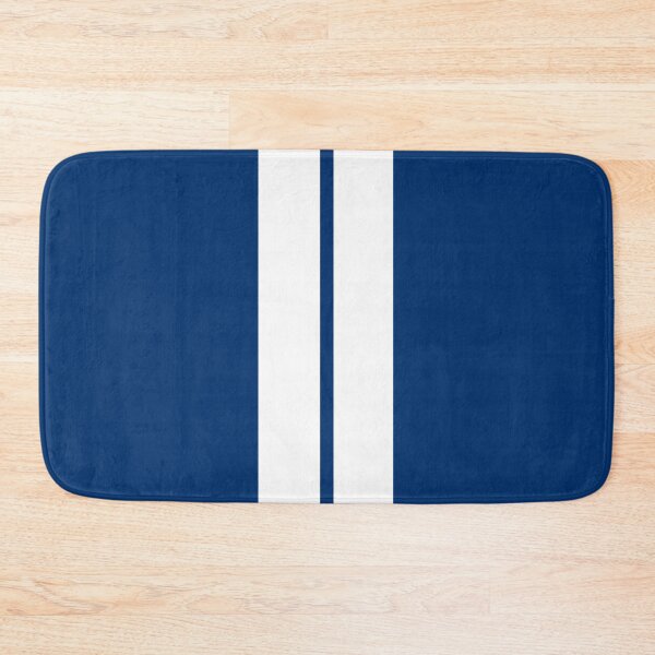 Item preview, Dual Racing Stripes - Small Gap (White - Guardsmans Blue Background) designed and sold by Racing Stripes Only.