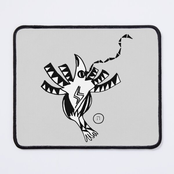 Item preview, Surreal Bird of Divine Breath|Hei ה|Hebrew Letter Art|Black and White Design designed and sold by Aster Atelier.