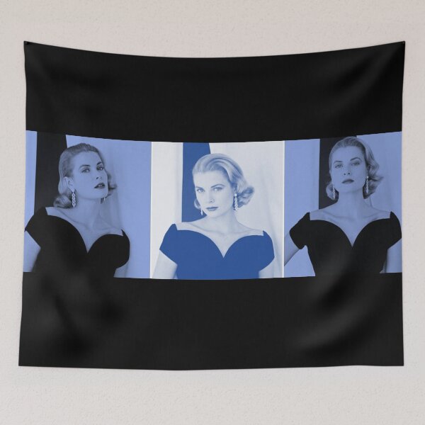 Item preview, Grace Kelly in three blue photos designed and sold by carmencuarzo.