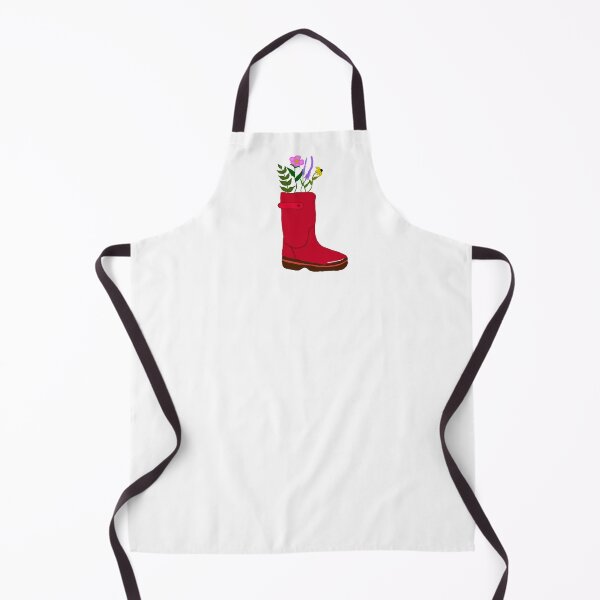 Item preview, red boot with flowers in it  designed and sold by PipersStudio.