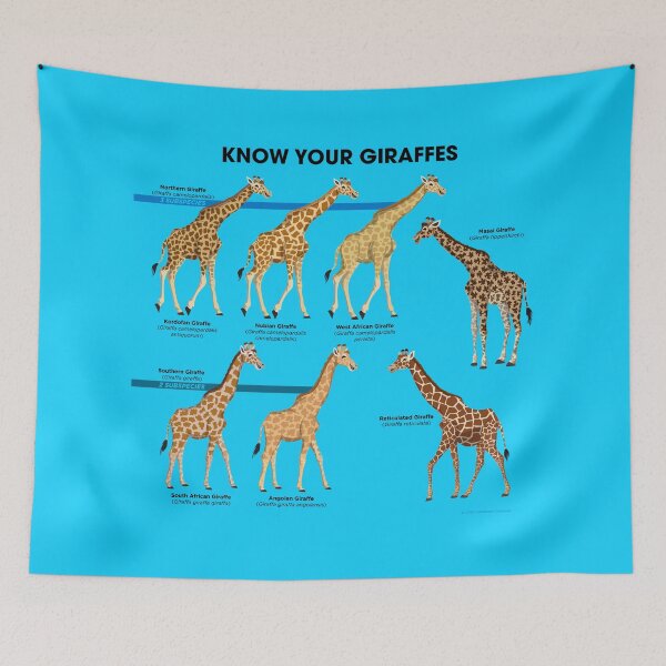 Item preview, Know Your Giraffes designed and sold by Peppermint Narwhal.