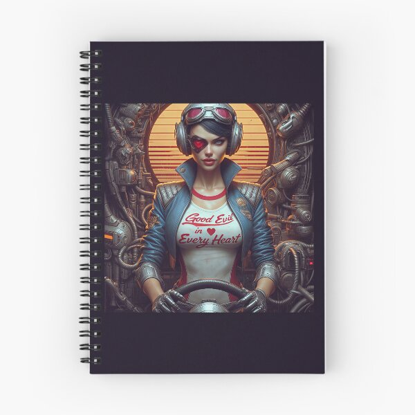 Item preview, Retro Lady Pilot Cyborg designed and sold by Voodoo Store Paranormal Collections.