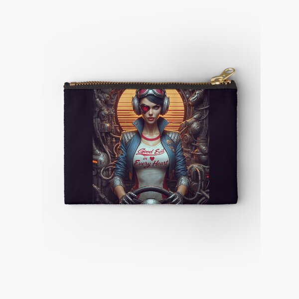 Item preview, Retro Lady Pilot Cyborg designed and sold by Voodoo Store Paranormal Collections.