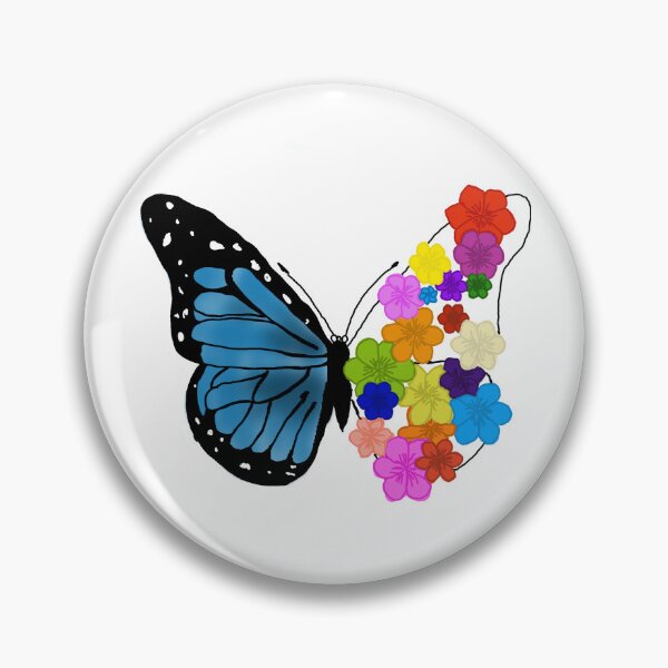 Item preview, floral butterfly designed and sold by PipersStudio.