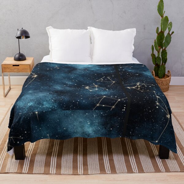 Item preview, drawing of cosmic constellations zoodiac crossed lovers design designed and sold by NivyasArtistry.