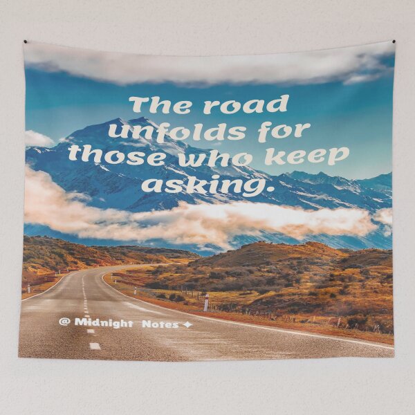 Item preview, Keep Asking – Curiosity Is A Path designed and sold by MidnightNotes.Studio.