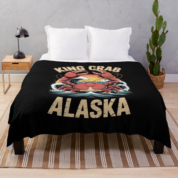 Item preview, Funny King Crab Alaska – Bold Vintage Cartoon Sea Monster Design for Crustacean Fans designed and sold by paulo silveira.