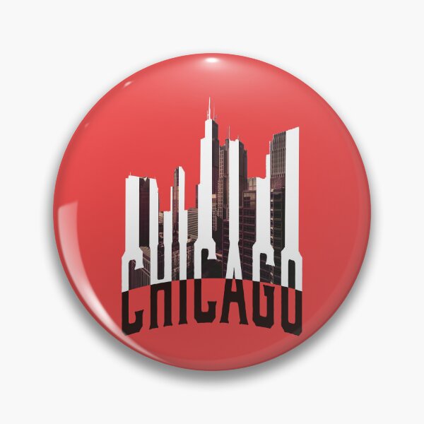 Item preview, Chicago Skyline Typography Urban Architecture Art designed and sold by cabana.space.