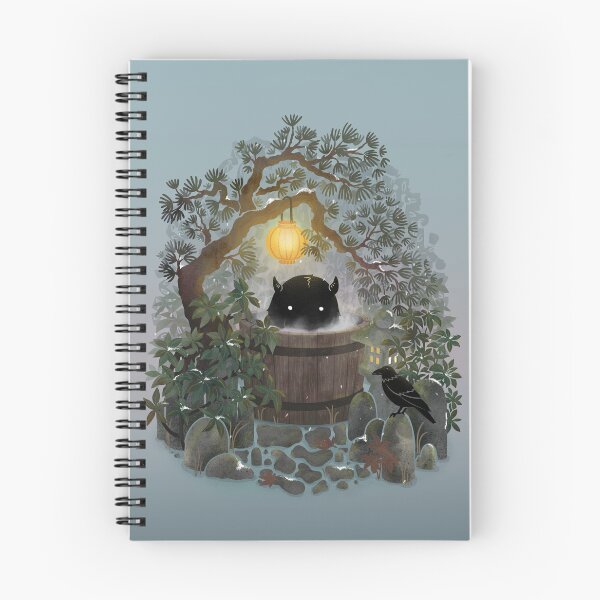 Item preview, A Quiet Spot to Soak – Cozy Forest Tub Illustration designed and sold by littleclyde.
