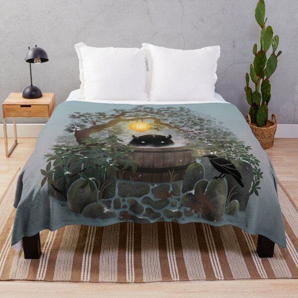 Item preview, A Quiet Spot to Soak – Cozy Forest Tub Illustration designed and sold by littleclyde.