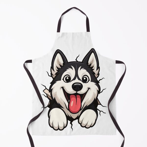 Item preview, DOG ON CRACKED HOLE - SIBERIAN HUSKY | Pets and Dogs lovers for Men and Women t-shirt designed and sold by panchiTWO.