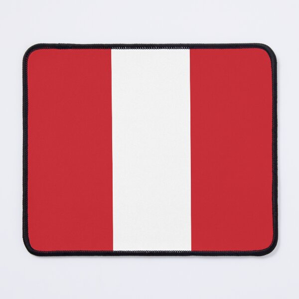 Item preview, Single Racing Stripe (White - Fire Engine Red Background) designed and sold by Racing Stripes Only.