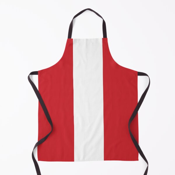 Item preview, Single Racing Stripe (White - Fire Engine Red Background) designed and sold by Racing Stripes Only.