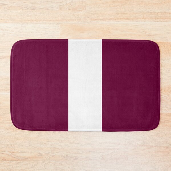 Item preview, Single Racing Stripe (White - Burgundy Background) designed and sold by Racing Stripes Only.