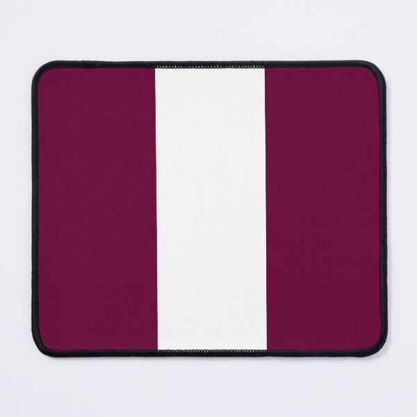 Item preview, Single Racing Stripe (White - Burgundy Background) designed and sold by Racing Stripes Only.