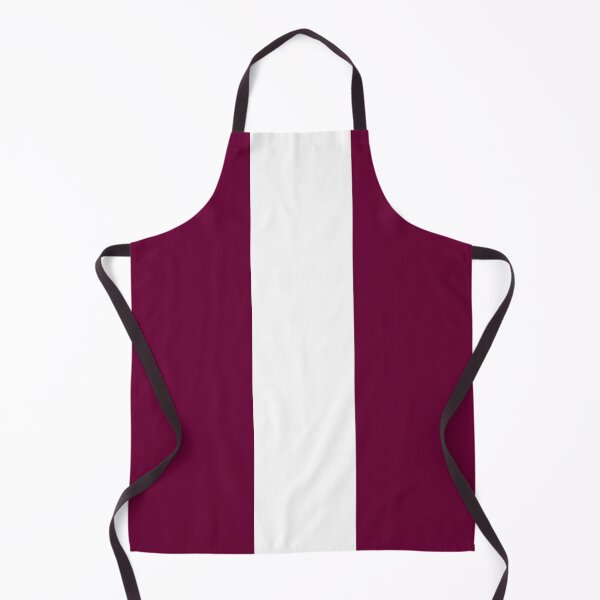 Item preview, Single Racing Stripe (White - Burgundy Background) designed and sold by Racing Stripes Only.