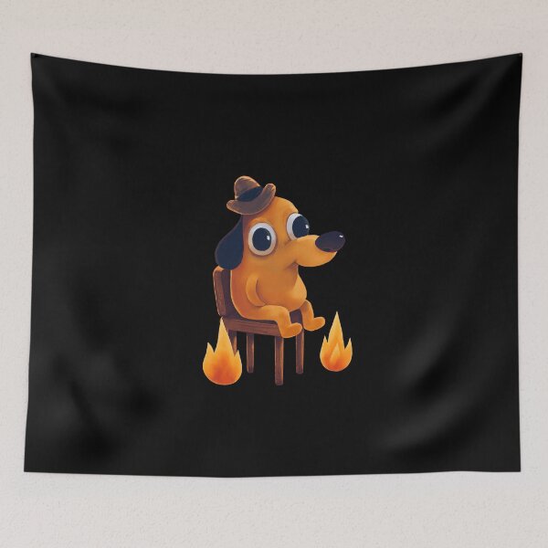 Item preview, This Is Fine - Meme designed and sold by Mashz.