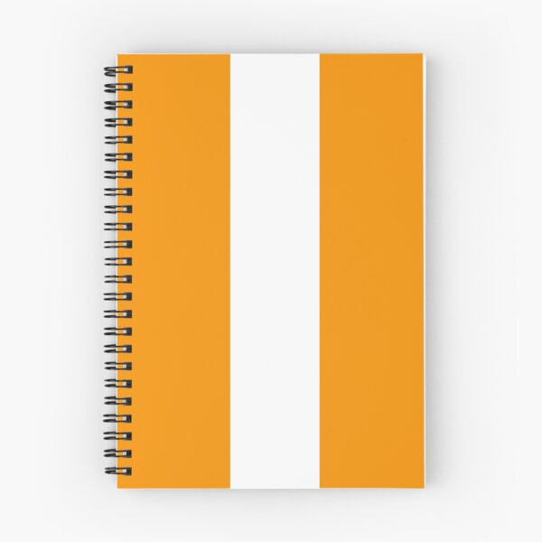 Item preview, Single Racing Stripe (White - Orange Background) designed and sold by Racing Stripes Only.