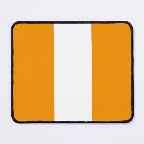 Item preview, Single Racing Stripe (White - Orange Background) designed and sold by Racing Stripes Only.