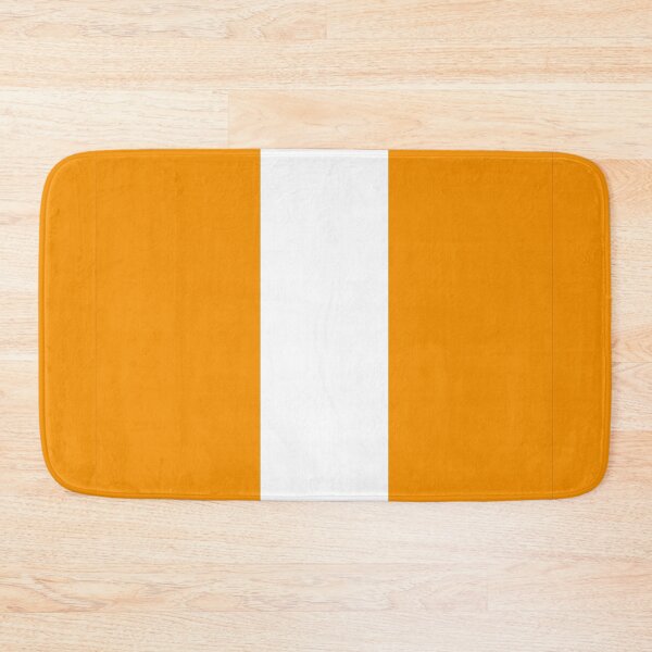 Item preview, Single Racing Stripe (White - Orange Background) designed and sold by Racing Stripes Only.