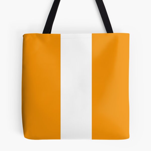 Item preview, Single Racing Stripe (White - Orange Background) designed and sold by Racing Stripes Only.