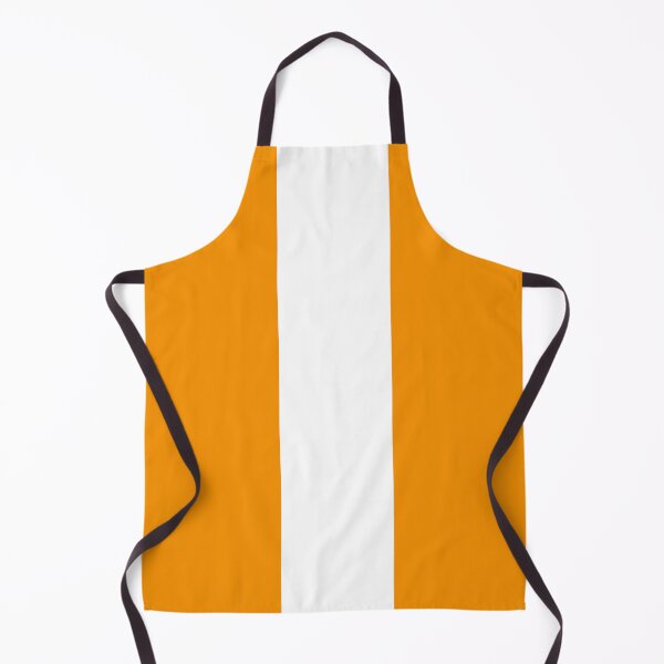 Item preview, Single Racing Stripe (White - Orange Background) designed and sold by Racing Stripes Only.