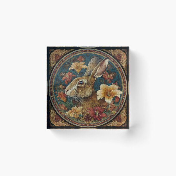 Item preview, Brown Hare Flowers Floral designed and sold by thewandswant.
