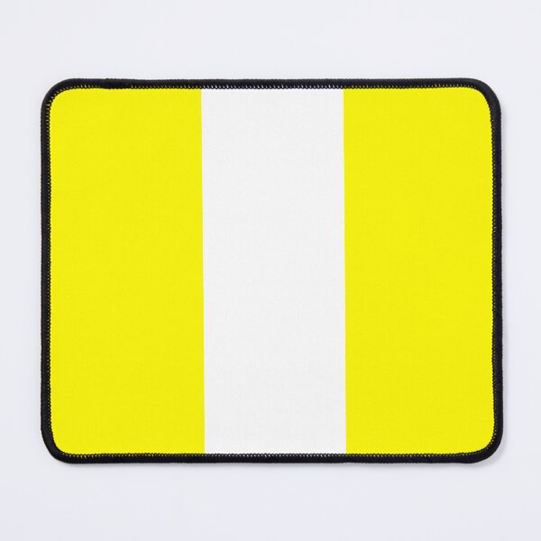 Item preview, Single Racing Stripe (White - Yellow Background) designed and sold by Racing Stripes Only.