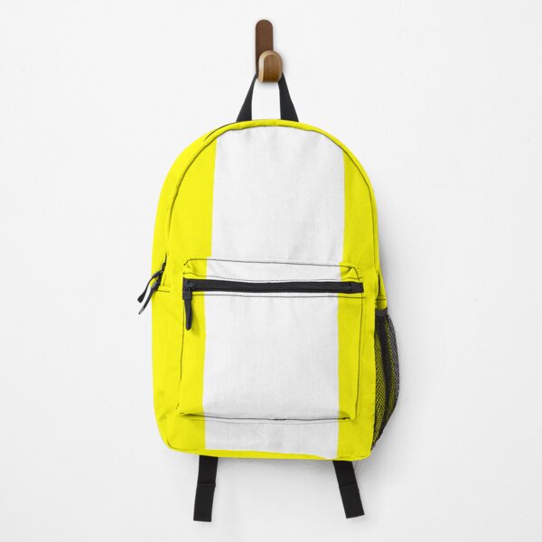 Item preview, Single Racing Stripe (White - Yellow Background) designed and sold by Racing Stripes Only.