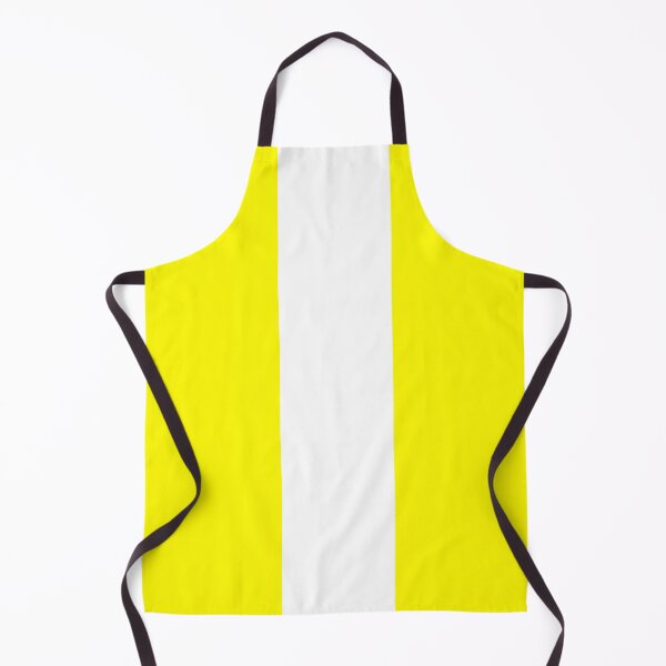 Item preview, Single Racing Stripe (White - Yellow Background) designed and sold by Racing Stripes Only.