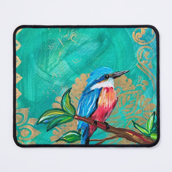 Item preview, Blue bird visitor designed and sold by Pang-Wangler-Eclectic-Arts.