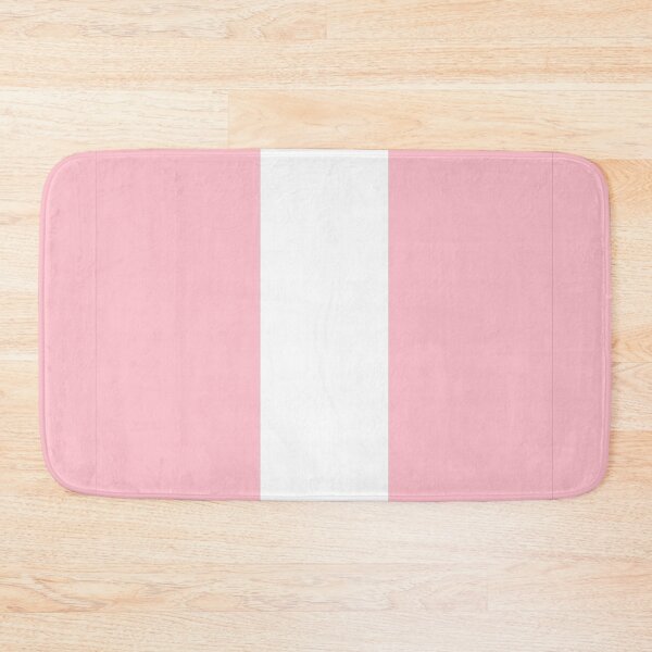 Item preview, Single Racing Stripe (White - Pink Background) designed and sold by Racing Stripes Only.