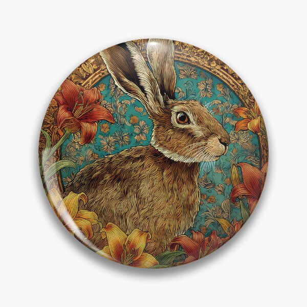 Item preview, Brown Hare in a circle designed and sold by thewandswant.