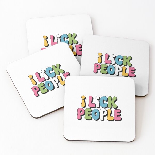 Item preview, I Lick People Colorful Design designed and sold by Peter Stawicki.