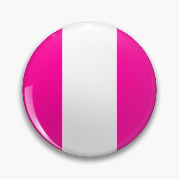Item preview, Single Racing Stripe (White - Neon Pink Background) designed and sold by Racing Stripes Only.