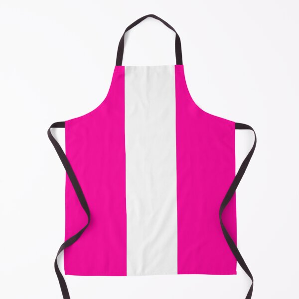 Item preview, Single Racing Stripe (White - Neon Pink Background) designed and sold by Racing Stripes Only.