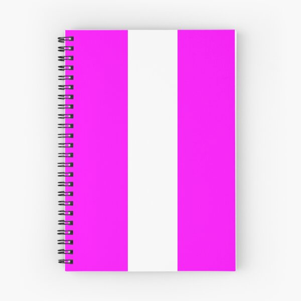 Item preview, Single Racing Stripe (White - Fuchsia Background) designed and sold by Racing Stripes Only.