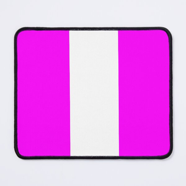 Item preview, Single Racing Stripe (White - Fuchsia Background) designed and sold by Racing Stripes Only.