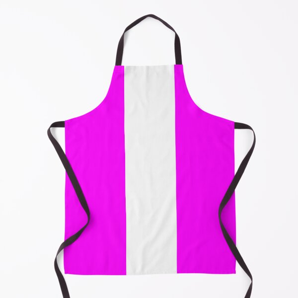 Item preview, Single Racing Stripe (White - Fuchsia Background) designed and sold by Racing Stripes Only.