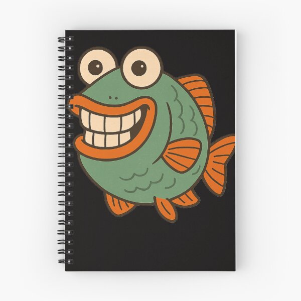 Item preview, Funny Parrot Fish in Retro Style designed and sold by DamioPolArt.