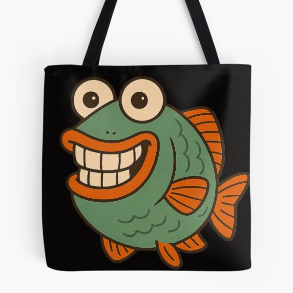 Item preview, Funny Parrot Fish in Retro Style designed and sold by DamioPolArt.