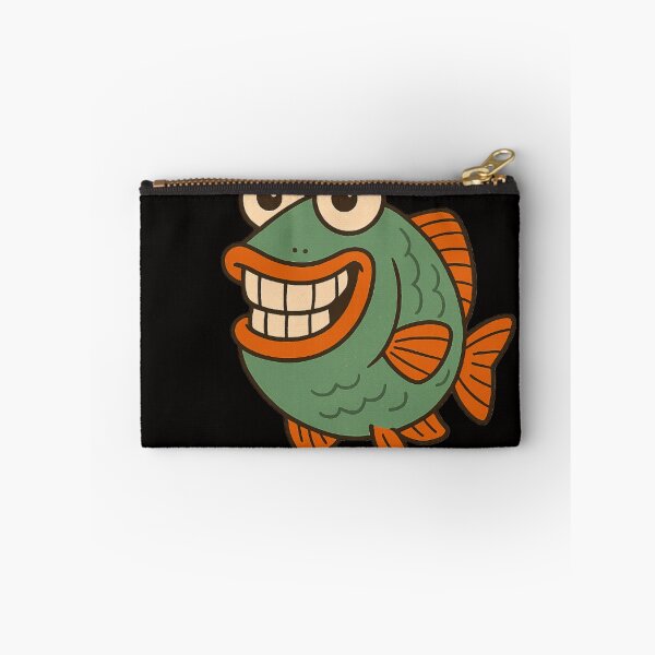 Item preview, Funny Parrot Fish in Retro Style designed and sold by DamioPolArt.