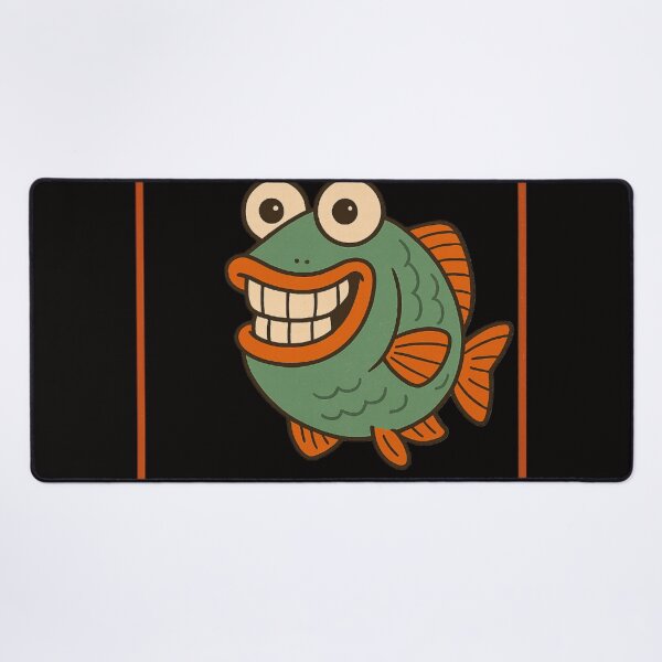 Item preview, Funny Parrot Fish in Retro Style designed and sold by DamioPolArt.