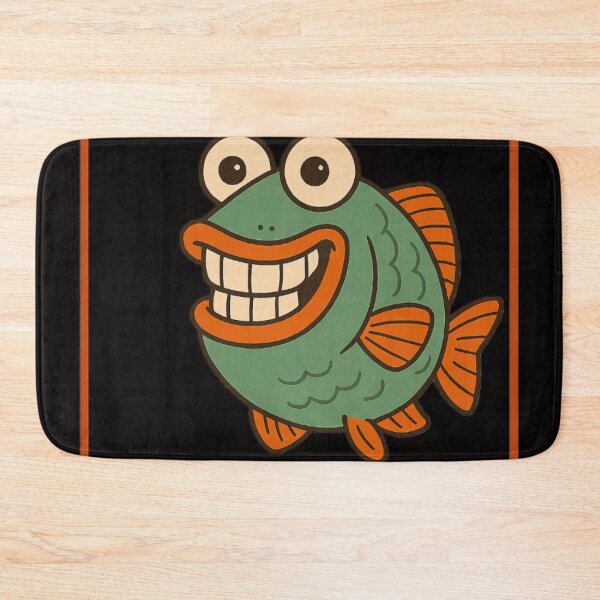 Item preview, Funny Parrot Fish in Retro Style designed and sold by DamioPolArt.