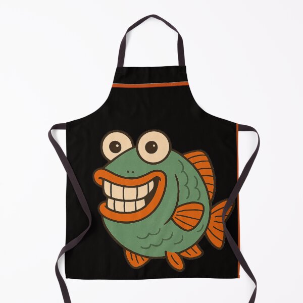 Item preview, Funny Parrot Fish in Retro Style designed and sold by DamioPolArt.