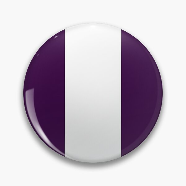 Item preview, Single Racing Stripe (White - Deep Purple Background) designed and sold by Racing Stripes Only.