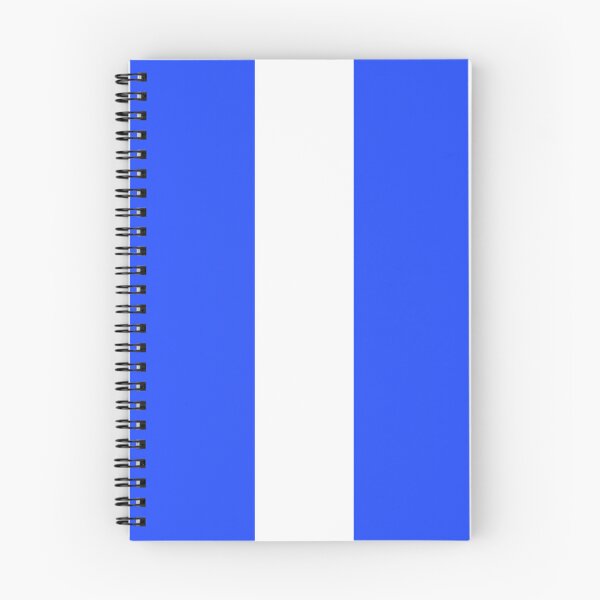Artikelvorschau, Einzelner Rennstreifen (Weiß – neonblauer Hintergrund) entworfen und verkauft von Racing Stripes Only.