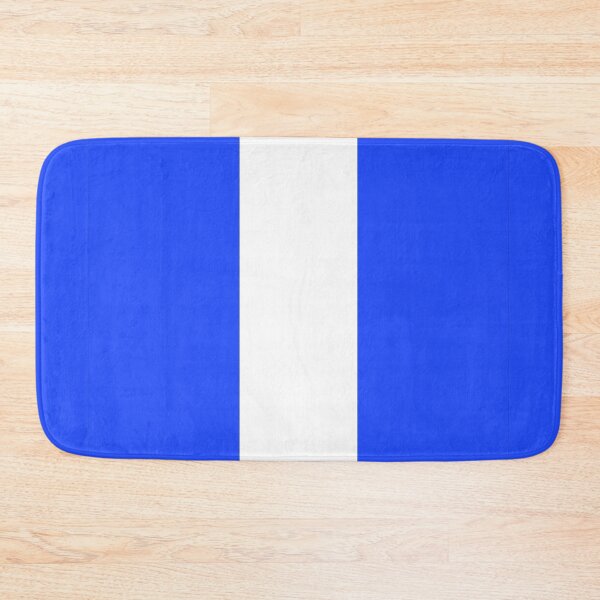 Item preview, Single Racing Stripe (White - Neon Blue Background) designed and sold by Racing Stripes Only.