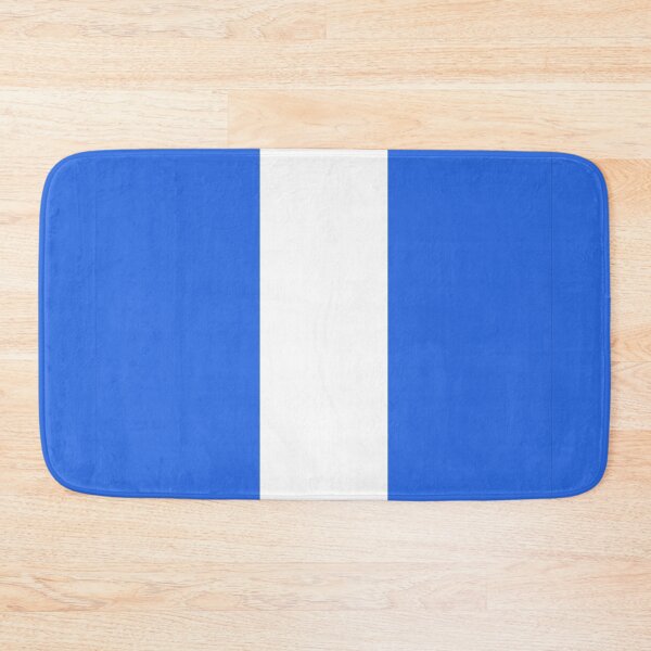 Item preview, Single Racing Stripe (White - Royal Blue Background) designed and sold by Racing Stripes Only.