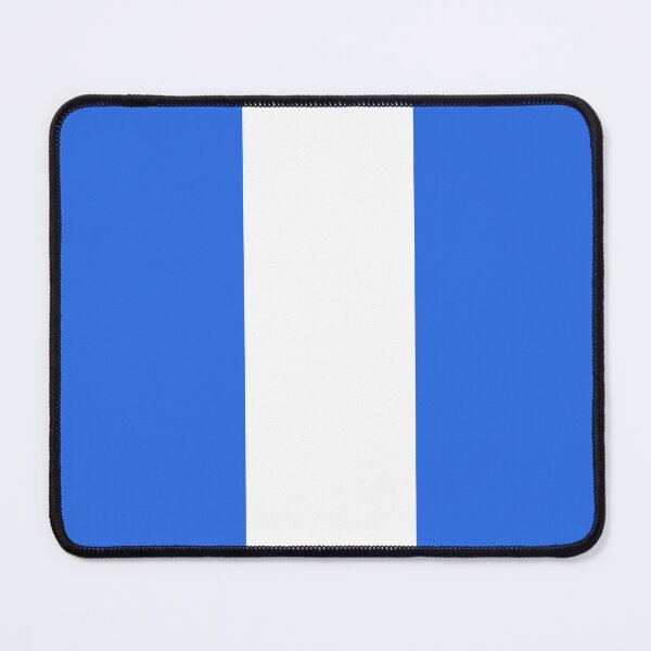 Item preview, Single Racing Stripe (White - Royal Blue Background) designed and sold by Racing Stripes Only.